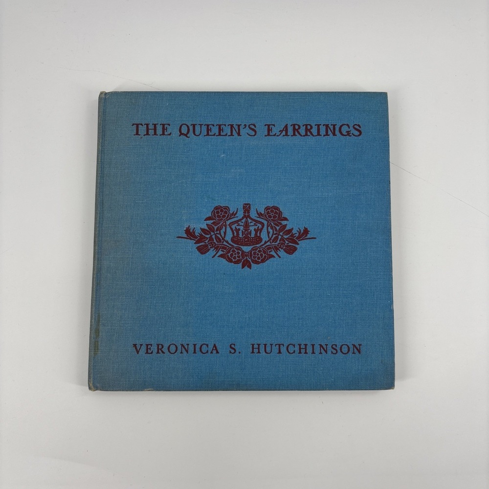 RARE 1938 THE QUEEN'S EARRINGS by VERONICA S. HUTCHINSON Autographed Copy